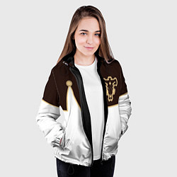 Куртка с капюшоном женская Черный Клевер: Мантия, цвет: 3D-черный — фото 2