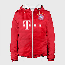 Куртка с капюшоном женская FC Bayern: Home 19-20, цвет: 3D-белый