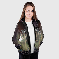 Куртка с капюшоном женская HOLLOW KNIGHT, цвет: 3D-черный — фото 2