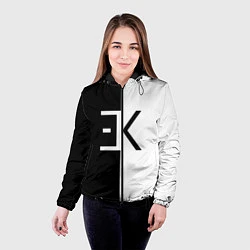 Куртка с капюшоном женская Егор Крид: ЕК, цвет: 3D-черный — фото 2
