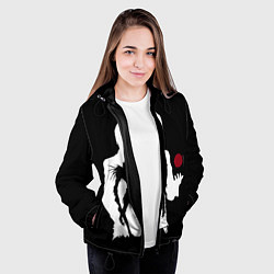 Куртка с капюшоном женская Рюк в свете, цвет: 3D-черный — фото 2