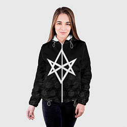 Куртка с капюшоном женская BRING ME THE HORIZON, цвет: 3D-белый — фото 2
