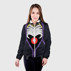 Куртка с капюшоном женская Overlord Momonga, цвет: 3D-белый — фото 2