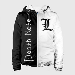 Куртка с капюшоном женская Death Note 2, цвет: 3D-белый