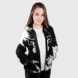 Куртка с капюшоном женская ЧЁРНЫЙ КЛЕВЕР, цвет: 3D-черный — фото 2