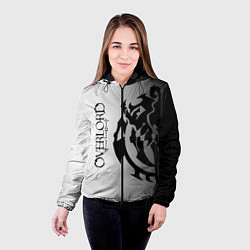 Куртка с капюшоном женская Overlord, цвет: 3D-черный — фото 2