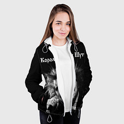 Куртка с капюшоном женская Король и Шут, цвет: 3D-белый — фото 2