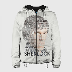 Куртка с капюшоном женская Sherlock, цвет: 3D-черный