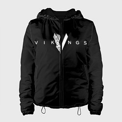 Куртка с капюшоном женская Vikings, цвет: 3D-черный