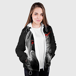 Куртка с капюшоном женская UNDERTALE, цвет: 3D-белый — фото 2