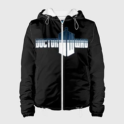 Куртка с капюшоном женская Doctor Who, цвет: 3D-белый