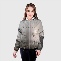 Куртка с капюшоном женская HALF-LIFE, цвет: 3D-белый — фото 2
