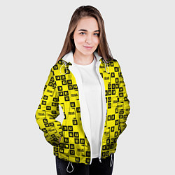 Куртка с капюшоном женская Billie eilish, цвет: 3D-белый — фото 2