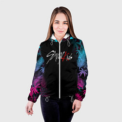 Куртка с капюшоном женская STRAY KIDS, цвет: 3D-белый — фото 2