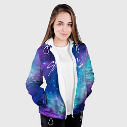 Куртка с капюшоном женская STRAY KIDS, цвет: 3D-белый — фото 2