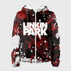 Куртка с капюшоном женская Linkin Park, цвет: 3D-белый