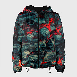 Куртка с капюшоном женская Уголь, цвет: 3D-черный