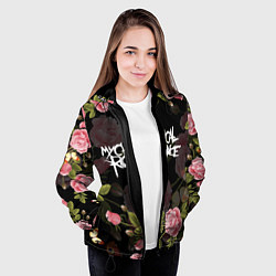 Куртка с капюшоном женская My Chemical Romance, цвет: 3D-черный — фото 2
