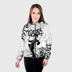 Куртка с капюшоном женская My Chemical Romance, цвет: 3D-черный — фото 2