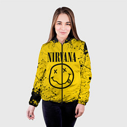 Куртка с капюшоном женская NIRVANA, цвет: 3D-черный — фото 2