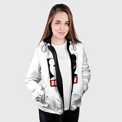 Куртка с капюшоном женская Monokuma, цвет: 3D-черный — фото 2