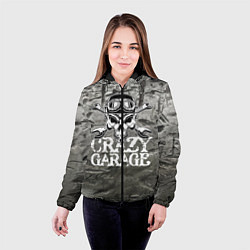 Куртка с капюшоном женская Crazy garage, цвет: 3D-черный — фото 2