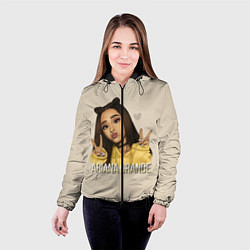 Куртка с капюшоном женская Ariana Grande Ариана Гранде, цвет: 3D-черный — фото 2