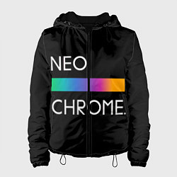 Куртка с капюшоном женская NEO CHROME, цвет: 3D-черный
