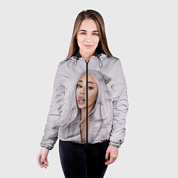 Куртка с капюшоном женская Ariana Grande Ариана Гранде, цвет: 3D-черный — фото 2