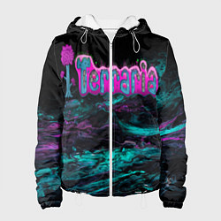 Куртка с капюшоном женская Terraria, цвет: 3D-белый