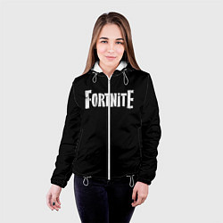 Куртка с капюшоном женская Fortnite, цвет: 3D-белый — фото 2