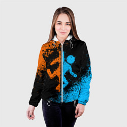 Куртка с капюшоном женская PORTAL, цвет: 3D-белый — фото 2