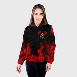 Куртка с капюшоном женская Payton Moormeier: TikTok, цвет: 3D-черный — фото 2