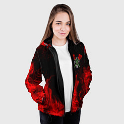 Куртка с капюшоном женская Payton Moormeier: TikTok, цвет: 3D-черный — фото 2