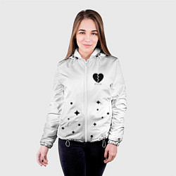 Куртка с капюшоном женская ТИКТОКЕР - PAYTON MOORMEIE, цвет: 3D-белый — фото 2