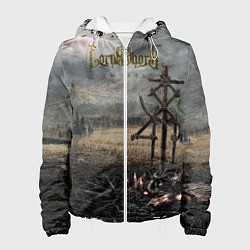 Куртка с капюшоном женская Lorna Shore - Immortal, цвет: 3D-белый