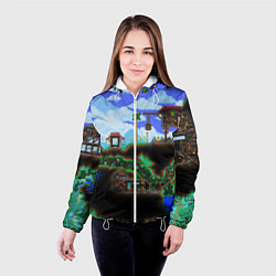 Куртка с капюшоном женская TERRARIA EXCLUSIVE, цвет: 3D-белый — фото 2