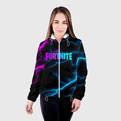 Куртка с капюшоном женская FORTNITE, цвет: 3D-белый — фото 2