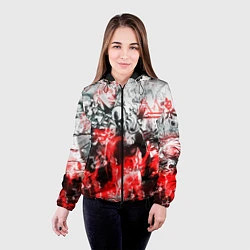 Куртка с капюшоном женская One-Punch Man Collage, цвет: 3D-черный — фото 2