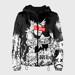 Куртка с капюшоном женская LIL PEEP, цвет: 3D-черный