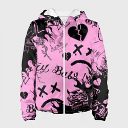 Куртка с капюшоном женская LIL PEEP, цвет: 3D-белый