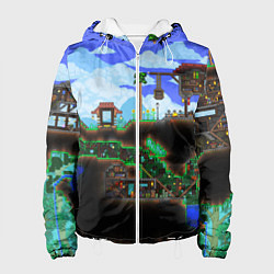 Куртка с капюшоном женская TERRARIA, цвет: 3D-белый