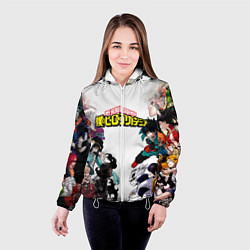 Куртка с капюшоном женская My Hero Academia противостояние, цвет: 3D-белый — фото 2