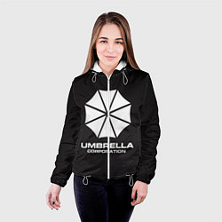 Куртка с капюшоном женская Umbrella Corporation, цвет: 3D-белый — фото 2