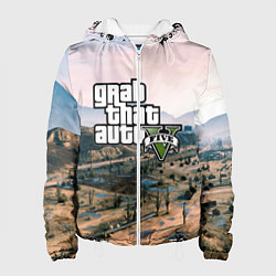 Куртка с капюшоном женская Grand Theft Auto 5, цвет: 3D-белый
