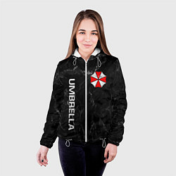 Куртка с капюшоном женская UMBRELLA CORP, цвет: 3D-белый — фото 2