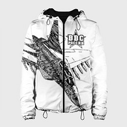 Куртка с капюшоном женская ВВС России, цвет: 3D-черный