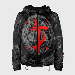 Куртка с капюшоном женская DOOM, цвет: 3D-черный