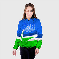 Куртка с капюшоном женская ВДВ, цвет: 3D-черный — фото 2