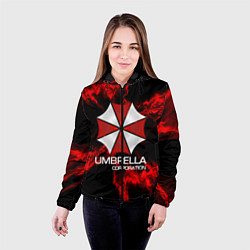 Куртка с капюшоном женская UMBRELLA CORP, цвет: 3D-черный — фото 2